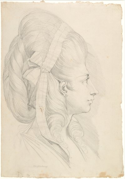 Portrait of Anna Magdalene Schweizer, née Hess by Johann Heinrich Füssli